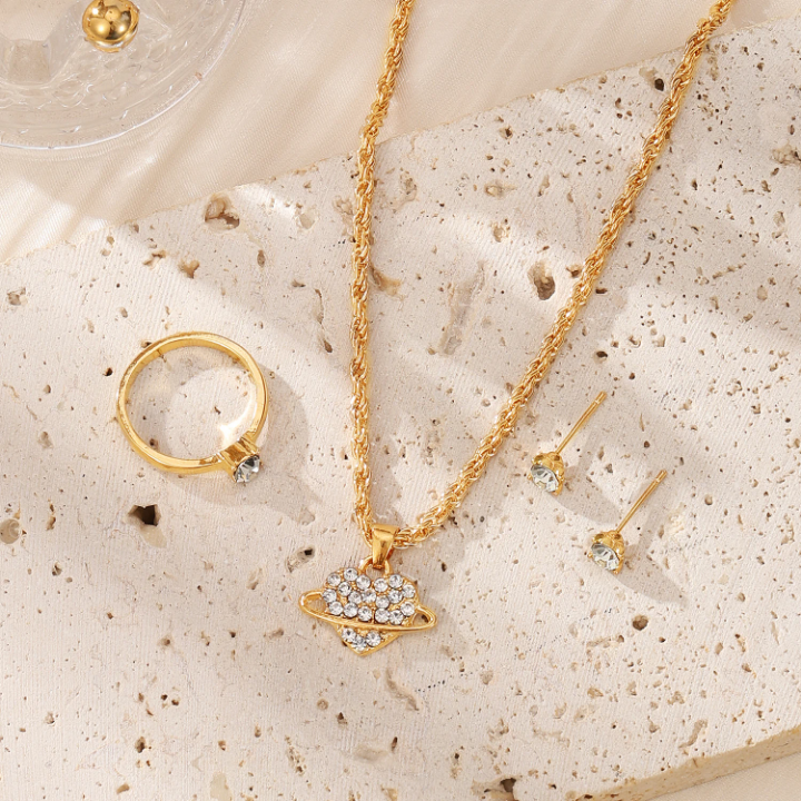 Cœur Stellaire – Parure Éclat Cristal